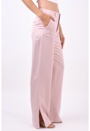 Pantaloni Dama Only Onlrina Hw Wide Slit Satten Sepia Rose